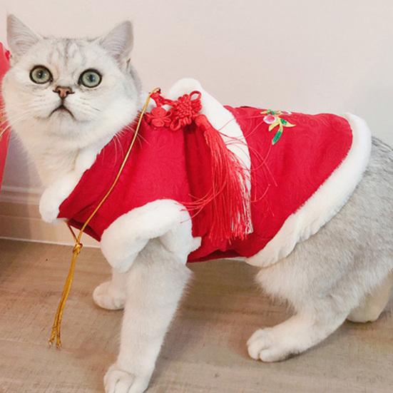 Весенний фестиваль собака кошка пальто цветочный принт щенок котенок Тан костюм одежда для домашних животных
Весенний фестиваль собака кошка пальто цветочный принт щенок котенок Тан костюм одежда для домашних животных