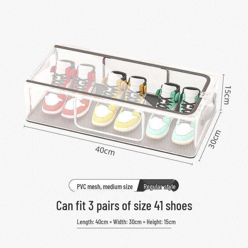 Stackable Transparent Shoe Storage Boxes: No-Install, Large Capacity, Under-Bed, Thickened PVC In Stock
Stackable Transparent Shoe Storage Boxes: No-Install, Large Capacity, Under-Bed, Thickened PVC In Stock