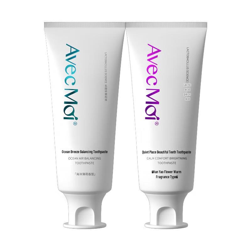 Avec Moi Ocean Breeze Probiotic Brightening Toothpaste
Avec Moi Ocean Breeze Probiotic Brightening Toothpaste