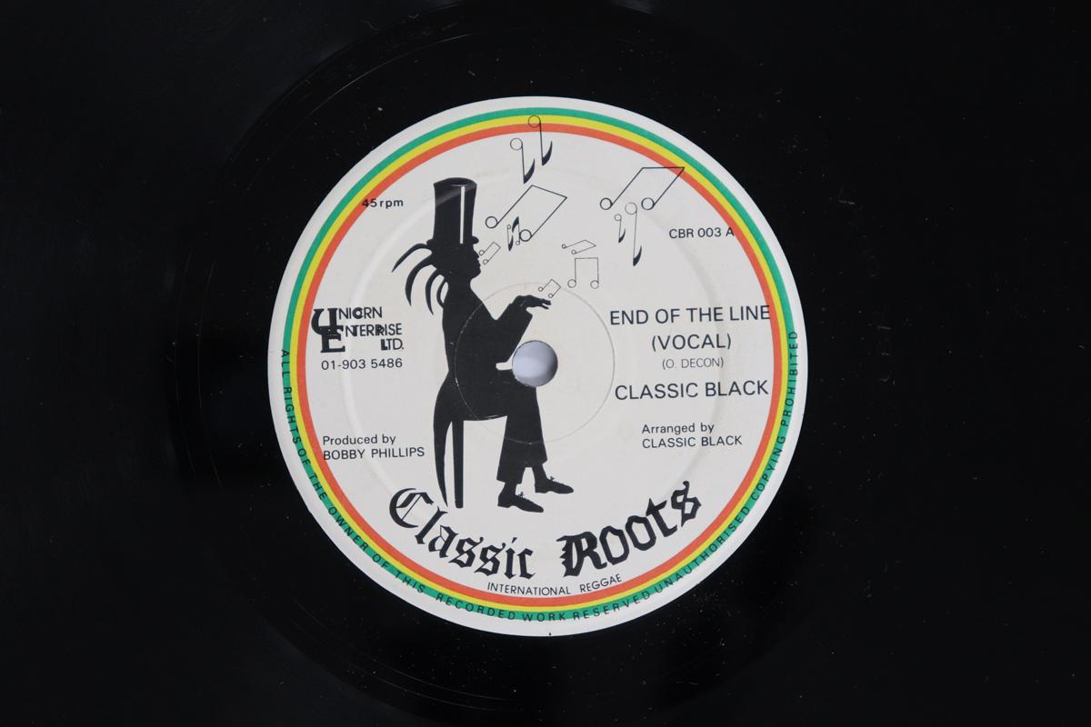 10inch Record CLASSIC BLACK Liberation Dawn End Of The Line CBR003 CLASSIC ROOTS UK Reggae Ska Dub Used
10inch Record CLASSIC BLACK Liberation Dawn End Of The Line CBR003 CLASSIC ROOTS UK Reggae Ska Dub Used