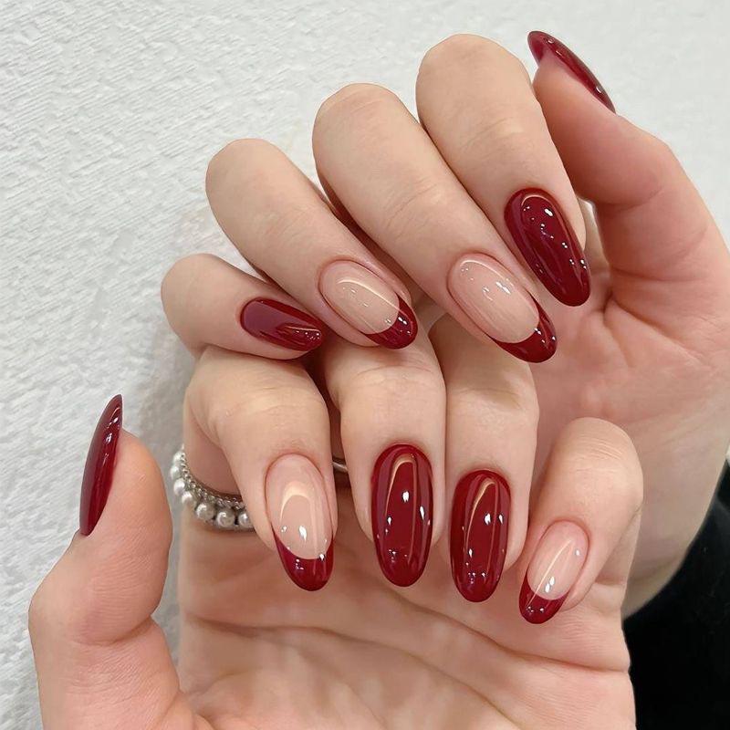 Douyin Fashionable French Red-Tipped Wearable Nail Art - 30 Removable High-End Nail Patches Prefabricated Nail Strips (30 pieces/board)
Douyin Fashionable French Red-Tipped Wearable Nail Art - 30 Removable High-End Nail Patches Prefabricated Nail Strips (30 pieces/board)