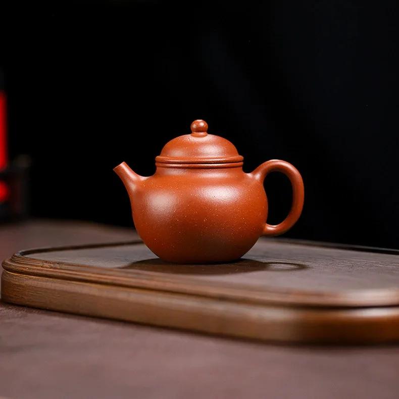 160ml Traditional Yixing Purple Clay Teapots Handmade Rongtian Pot Raw Ore Mud Kettle Chinese Zisha Tea Set Tableware Craft Gift
160ml Traditional Yixing Purple Clay Teapots Handmade Rongtian Pot Raw Ore Mud Kettle Chinese Zisha Tea Set Tableware Craft Gift