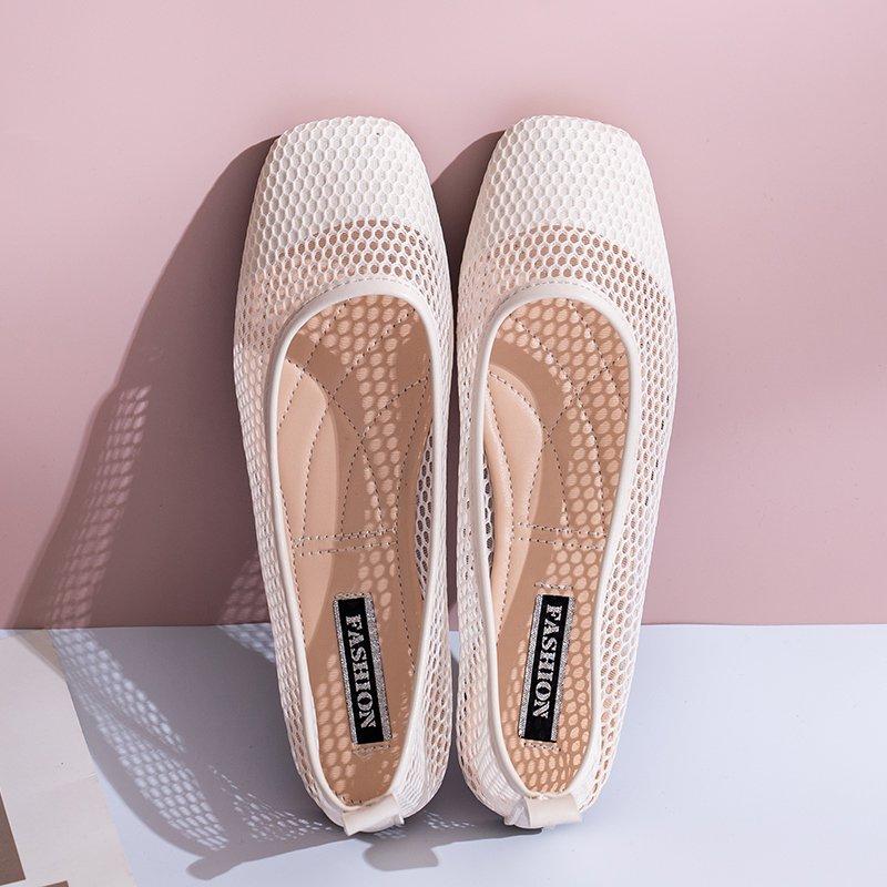 Женские танцевальные сандалии с неглубоким вырезом, дышащей сеткой, черные, летняя мода, женские прозрачные мягкие балетки для платья, лодочки, 35-40 35 бежевый
Женские танцевальные сандалии с неглубоким вырезом, дышащей сеткой, черные, летняя мода, женские прозрачные мягкие балетки для платья, лодочки, 35-40 35 бежевый