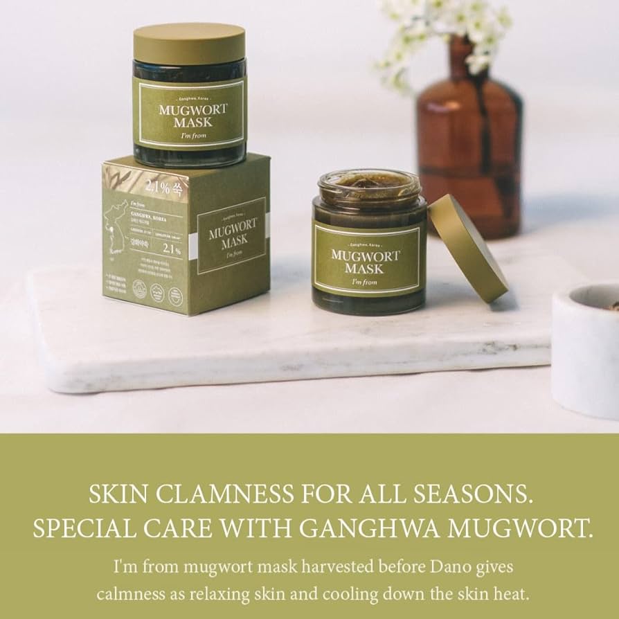 I m from Mugwort Mask 110g +RANDOM GIFT
I m from Mugwort Mask 110g +RANDOM GIFT