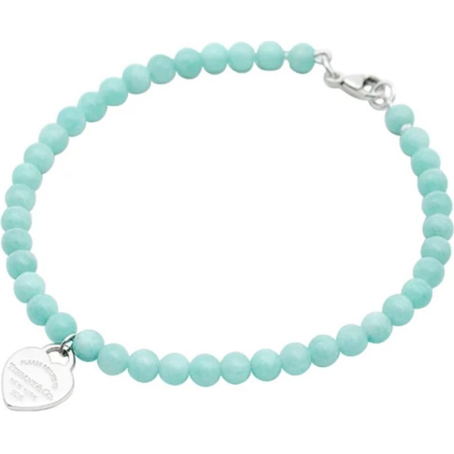 Tiffany & Co. Браслет з підвіскою-серцем 925 проби Аквамарин Унісекс Синій 30157516 M
Tiffany & Co. Браслет з підвіскою-серцем 925 проби Аквамарин Унісекс Синій 30157516 M