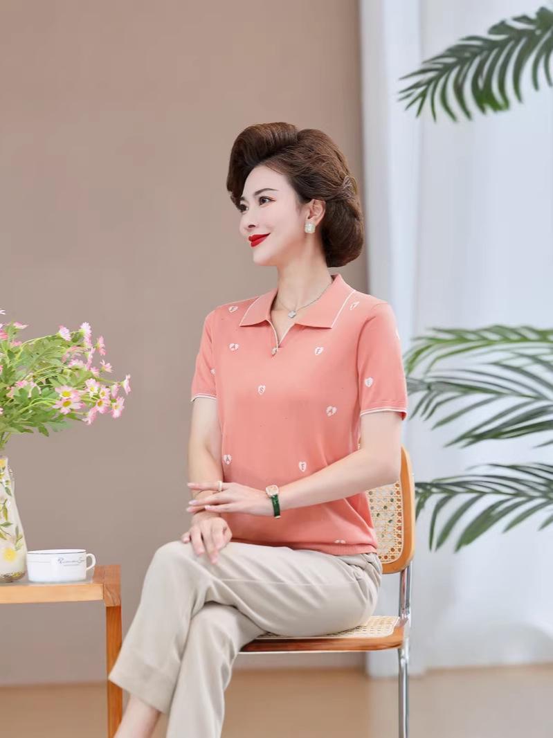 Women s Polo-Collar Mulberry Silk Short-Sleeve T-shirt, Ice Silk, Summer, Plus Size, Lightweight Half-Sleeve Top M (85-105 lbs) оранжевый
Women s Polo-Collar Mulberry Silk Short-Sleeve T-shirt, Ice Silk, Summer, Plus Size, Lightweight Half-Sleeve Top M (85-105 lbs) оранжевый