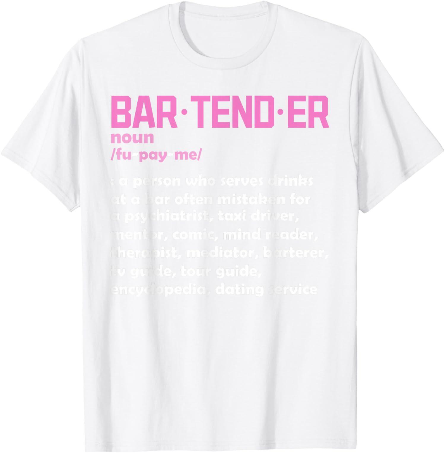 Funny Bartender Definition Design Bar Ten Der Noun Unisex T-Shirt S разноцветный
Funny Bartender Definition Design Bar Ten Der Noun Unisex T-Shirt S разноцветный