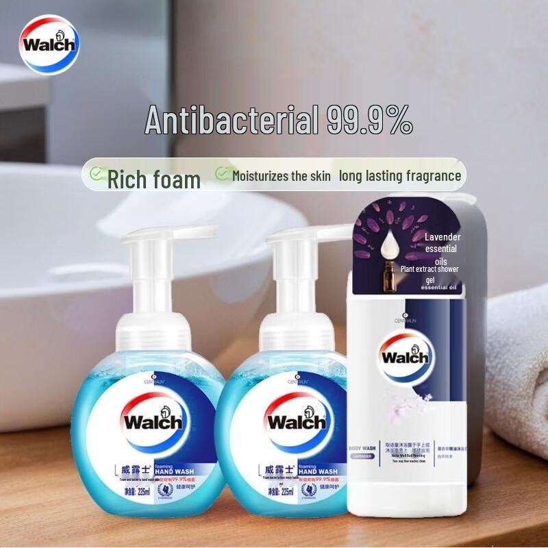 Walch Foaming Hand Wash & Lavender Shower Gel Set
Walch Foaming Hand Wash & Lavender Shower Gel Set