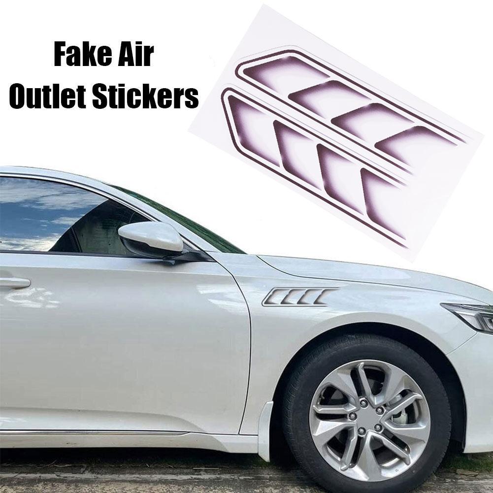 Car Styling 3d Fake Vents Decorative Outlet Side Vents Funny Stickers Symbol Decals Stickers Personalized Emblem I2s7
Car Styling 3d Fake Vents Decorative Outlet Side Vents Funny Stickers Symbol Decals Stickers Personalized Emblem I2s7