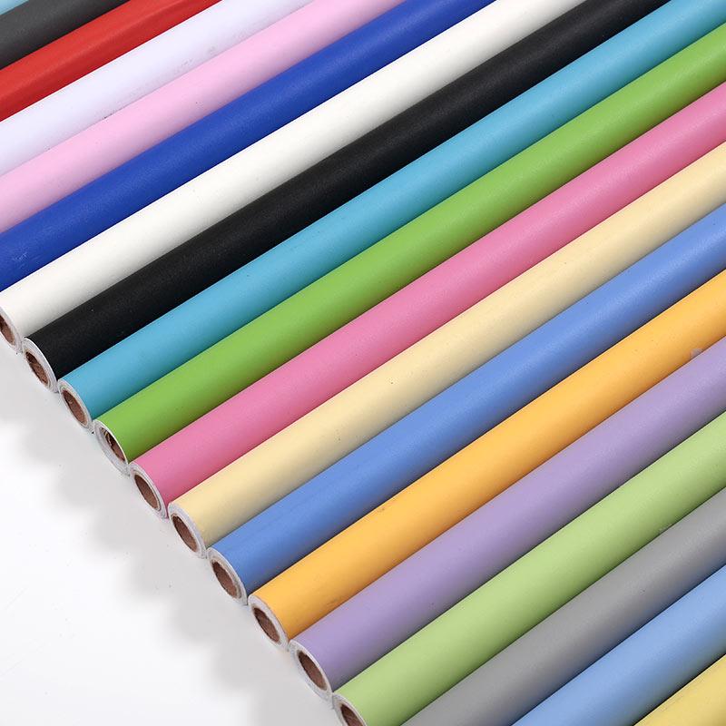 PVC Pure Color Matte Wallpaper Self-Adhesive Bedroom Waterproof Moistureproof Sticker Furniture Desktop Cabinet Renovation Film 1M x 40CM
PVC Pure Color Matte Wallpaper Self-Adhesive Bedroom Waterproof Moistureproof Sticker Furniture Desktop Cabinet Renovation Film 1M x 40CM