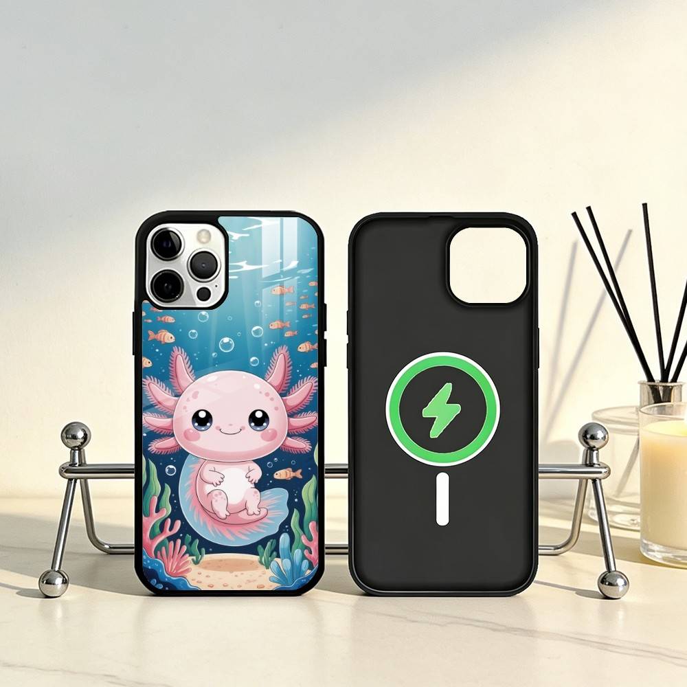 Cartoon Cute Axolotl Phone Case For iPhone17,16,15,14,13,12,11 Plus,Pro Max Magnetic For Magsafe Wireless Charging iPhone13PRO
Cartoon Cute Axolotl Phone Case For iPhone17,16,15,14,13,12,11 Plus,Pro Max Magnetic For Magsafe Wireless Charging iPhone13PRO