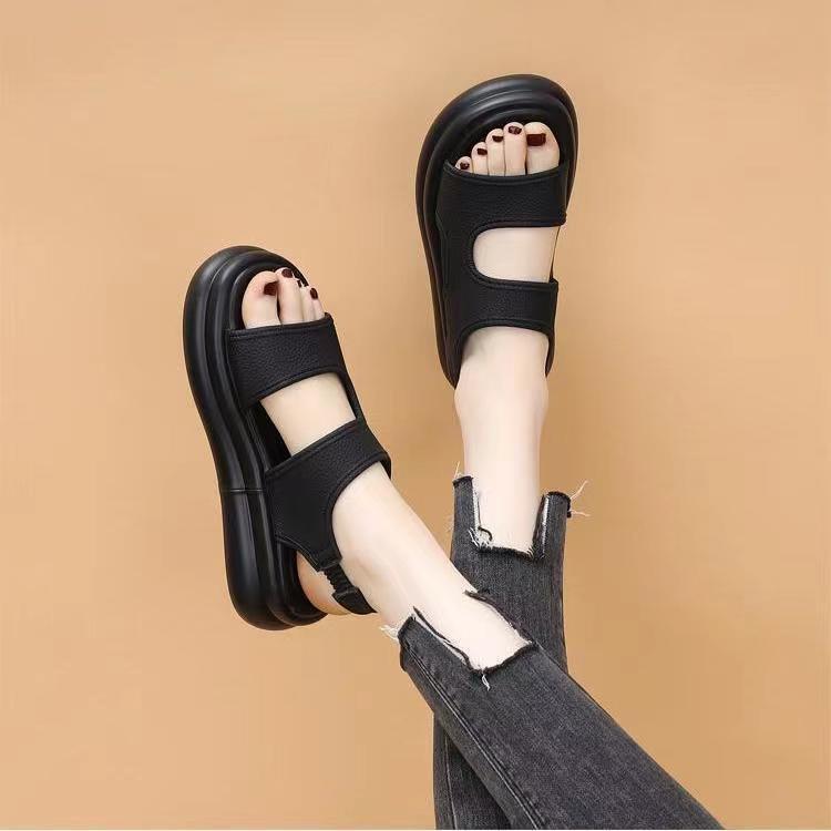 Женские спортивные сандалии в европейском стиле с мягкой подошвой - Модные 2025 Универсальные римские пляжные туфли 40 чёрный
Женские спортивные сандалии в европейском стиле с мягкой подошвой - Модные 2025 Универсальные римские пляжные туфли 40 чёрный