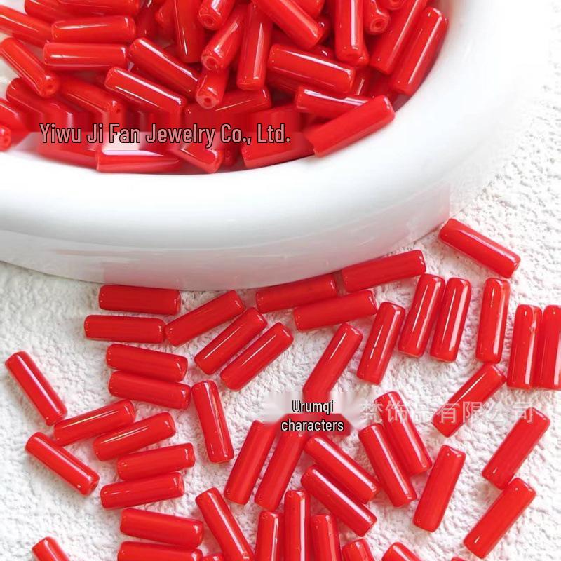 4x13MM Handmade Porcelain Glass Tube Beads for DIY Jewelry & Clothing Accessories 450g per pack
4x13MM Handmade Porcelain Glass Tube Beads for DIY Jewelry & Clothing Accessories 450g per pack
