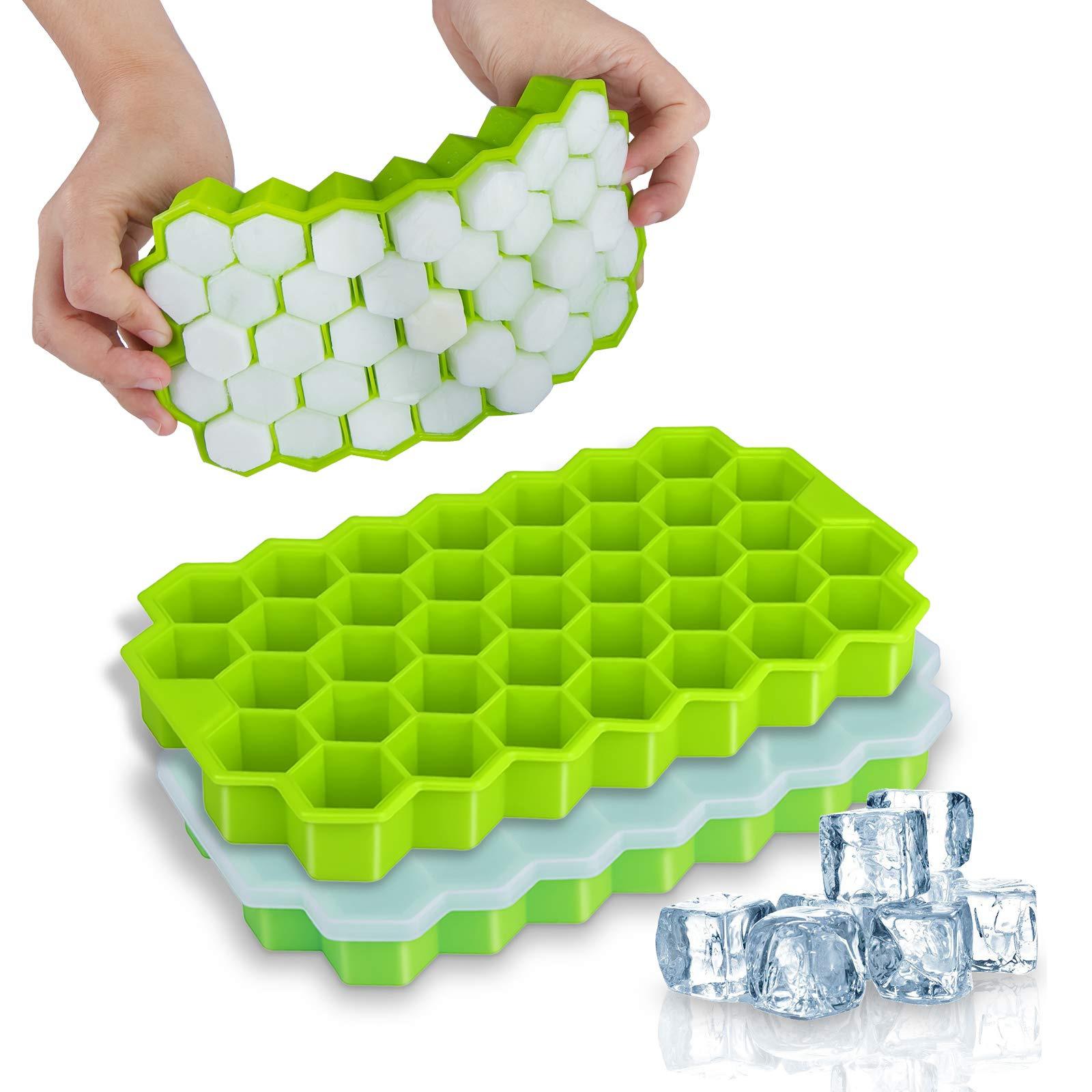 Silicone Honeycomb Ice Tray with Lid DIY Creative 37-cell Honeycomb Silicone Ice Tray Mold 1 PC зелёный
Silicone Honeycomb Ice Tray with Lid DIY Creative 37-cell Honeycomb Silicone Ice Tray Mold 1 PC зелёный