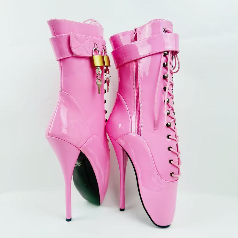 18см/7 Взуття на супервисоких підборах Жіночі танцювальні туфлі для вечірок Замиканий ремінець на щиколотці Жіночі сексуальні фетишні туфлі на тонких підборах Замки Колодки Туфлі-човники 41 рожевий
18см/7 Взуття на супервисоких підборах Жіночі танцювальні туфлі для вечірок Замиканий ремінець на щиколотці Жіночі сексуальні фетишні туфлі на тонких підборах Замки Колодки Туфлі-човники 41 рожевий