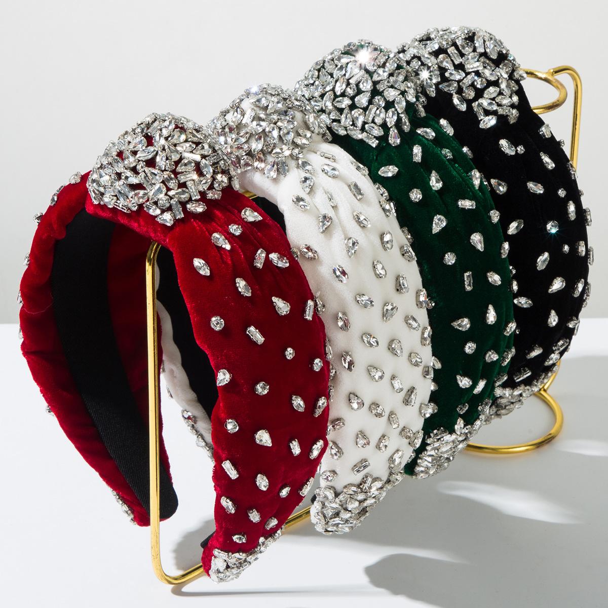 Women s Fashion Rhinestone Headband Black Red White Green Jeweled Knotted Wide HeadBand for Mother s Day,Christmas,Birthday Gift
Women s Fashion Rhinestone Headband Black Red White Green Jeweled Knotted Wide HeadBand for Mother s Day,Christmas,Birthday Gift