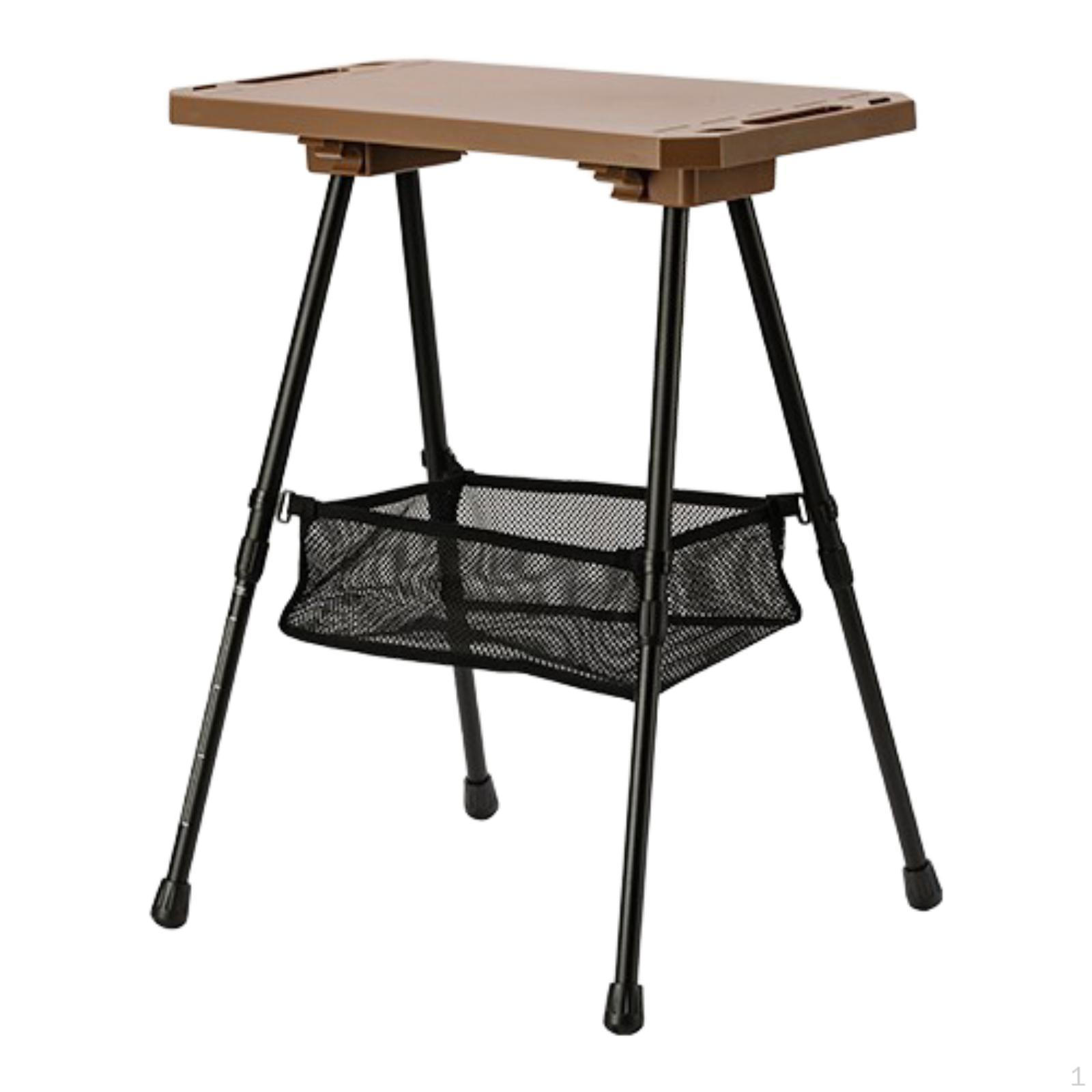 ALUMINUM CAMP TABLE in ALTTRABLE STRURTRIVE ALLUMY Adjustable Height with Storage for
ALUMINUM CAMP TABLE in ALTTRABLE STRURTRIVE ALLUMY Adjustable Height with Storage for