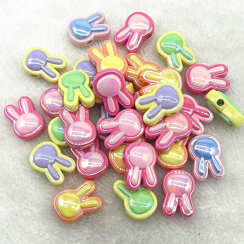2PCS 17*22mm High Quality Plating UV Rabbit Acrylic Loose Spacer Beads for Jewelry Making DIY Bracelets Hair Accessories
2PCS 17*22mm High Quality Plating UV Rabbit Acrylic Loose Spacer Beads for Jewelry Making DIY Bracelets Hair Accessories