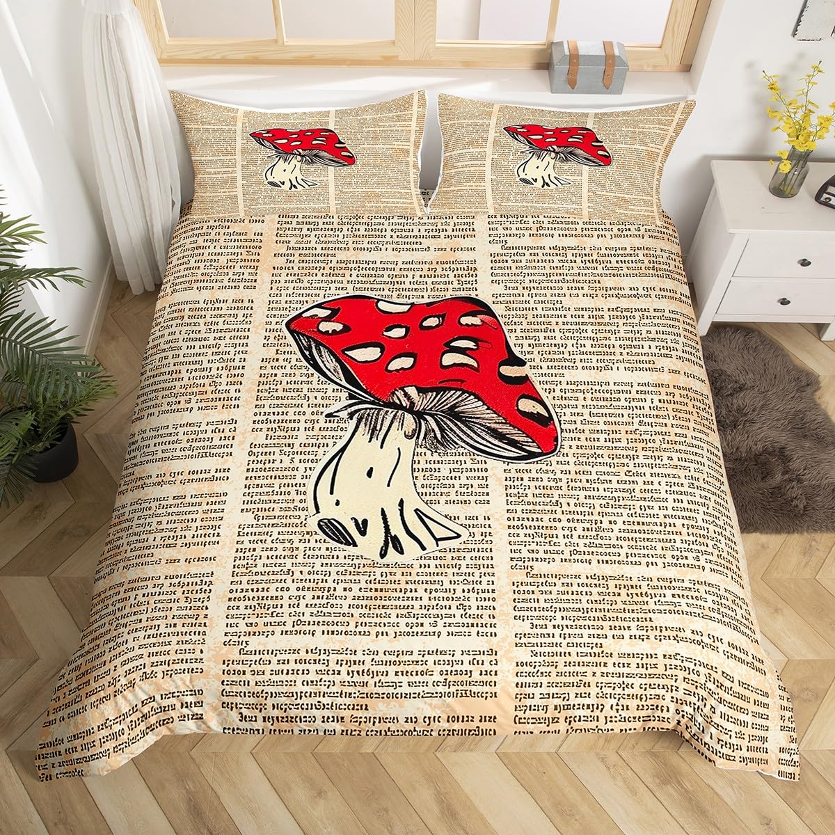 Feelyou Cute Mushroom Decor Duvet Cover Boys Girls Twin Size Moon Bedding Set Ultra Soft Skull No Comforter Mushroom Bedspread Cover Room De 155x200cm
Feelyou Cute Mushroom Decor Duvet Cover Boys Girls Twin Size Moon Bedding Set Ultra Soft Skull No Comforter Mushroom Bedspread Cover Room De 155x200cm
