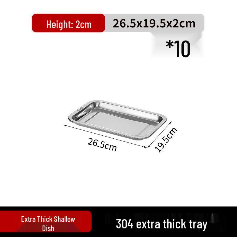 Stainless Steel Rectangular Food Serving Tray
Stainless Steel Rectangular Food Serving Tray