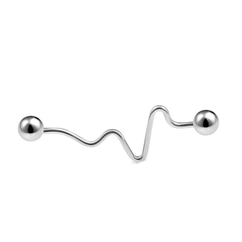 Индустриальные серьги-пусеты из нержавеющей стали для пирсинга хряща уха - Преувеличенные креативные украшения, стиль горячих продаж
Индустриальные серьги-пусеты из нержавеющей стали для пирсинга хряща уха - Преувеличенные креативные украшения, стиль горячих продаж
