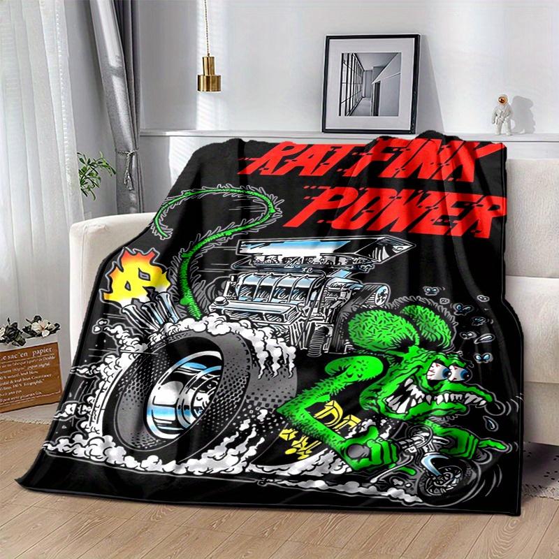 1pc Rat Fink Power Blanket, Soft Throw for Room Decor, Perfect Gift for Family and Friend, Living Room, Travel, Camping, Car Blankets, Beach, Office N 130x150cm
1pc Rat Fink Power Blanket, Soft Throw for Room Decor, Perfect Gift for Family and Friend, Living Room, Travel, Camping, Car Blankets, Beach, Office N 130x150cm