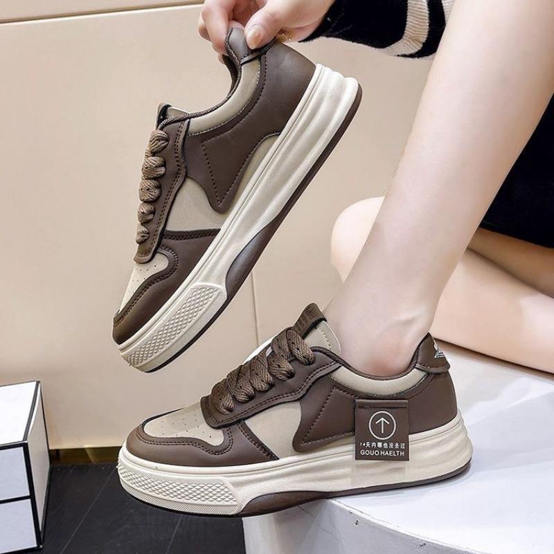 Fashion color matching casual board shoes spring tide niche women s shoes muffin thick sole contrasting casual shoes 40 коричневый
Fashion color matching casual board shoes spring tide niche women s shoes muffin thick sole contrasting casual shoes 40 коричневый