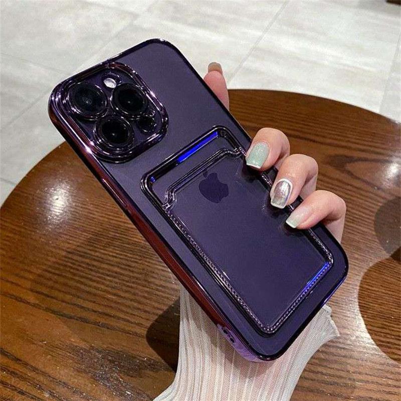 Прозрачный чехол-кошелек с гальваническим покрытием для iPhone 13 11 12 14 Pro Max 14 Plus, противоударный силиконовый чехол с карманом для фото For iPhone 11
Прозрачный чехол-кошелек с гальваническим покрытием для iPhone 13 11 12 14 Pro Max 14 Plus, противоударный силиконовый чехол с карманом для фото For iPhone 11