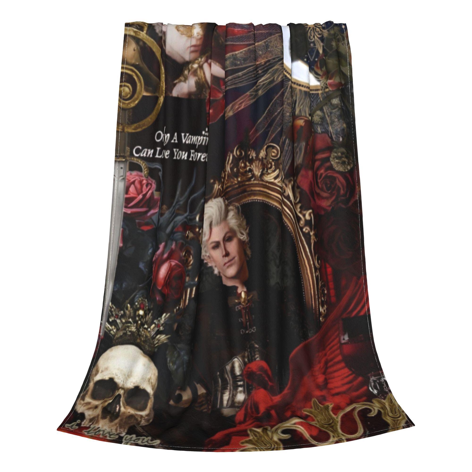 Astarion B-Baldurs Game Gate Фланелева ковдра-плед Ковдра з персонажем-вампіром для дому, ліжка Легка тонка ковдра Багатофункціональна 30x40in
Astarion B-Baldurs Game Gate Фланелева ковдра-плед Ковдра з персонажем-вампіром для дому, ліжка Легка тонка ковдра Багатофункціональна 30x40in