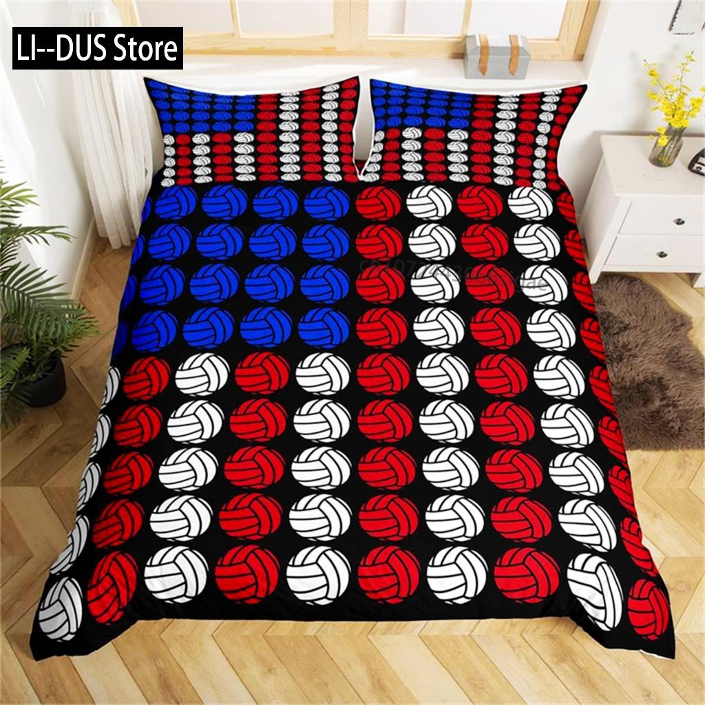 Bedding Set Duvet Cover Twin King Microfiber Soccer Volleyball Games Sports Comforter Cover For Kids Teens Bedroom Decorate EU single(135x200cm)
Bedding Set Duvet Cover Twin King Microfiber Soccer Volleyball Games Sports Comforter Cover For Kids Teens Bedroom Decorate EU single(135x200cm)