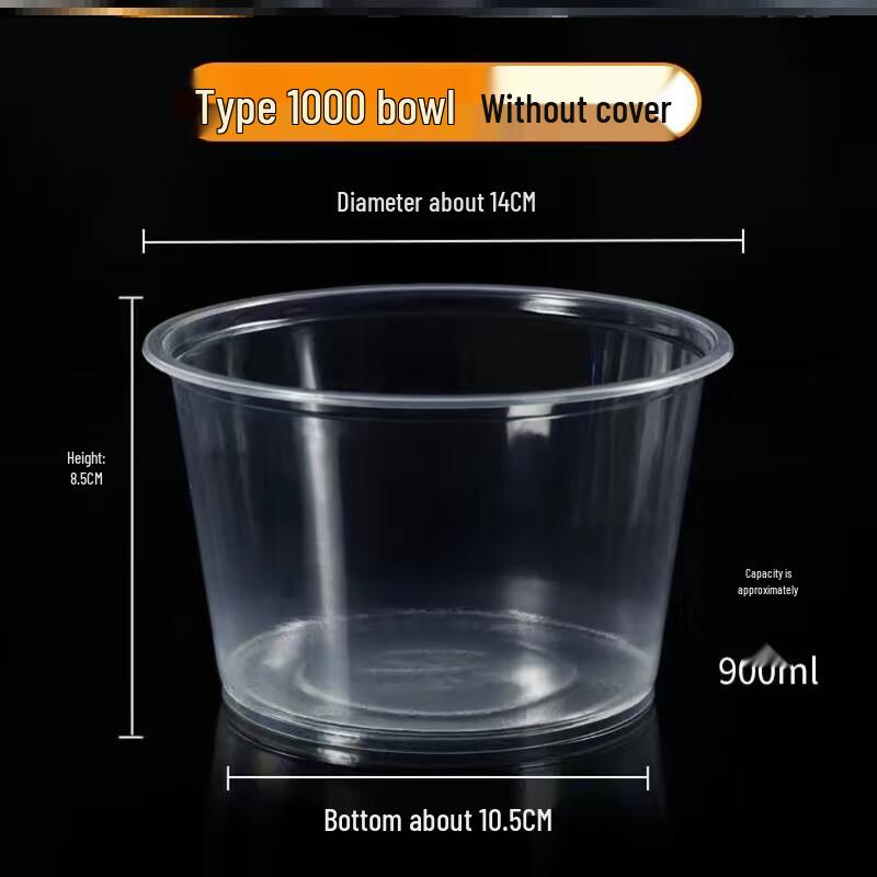 YunDuo Thickened Disposable Round Plastic Bowls
YunDuo Thickened Disposable Round Plastic Bowls