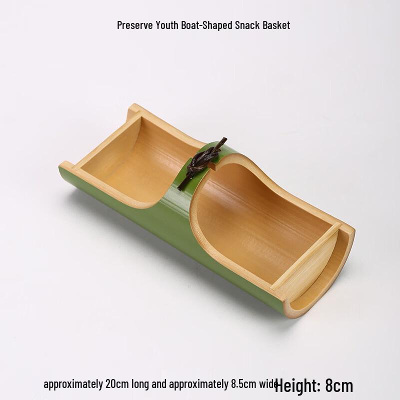 Handcrafted Bamboo Boat-Shaped Snack & Fruit Basket
Handcrafted Bamboo Boat-Shaped Snack & Fruit Basket