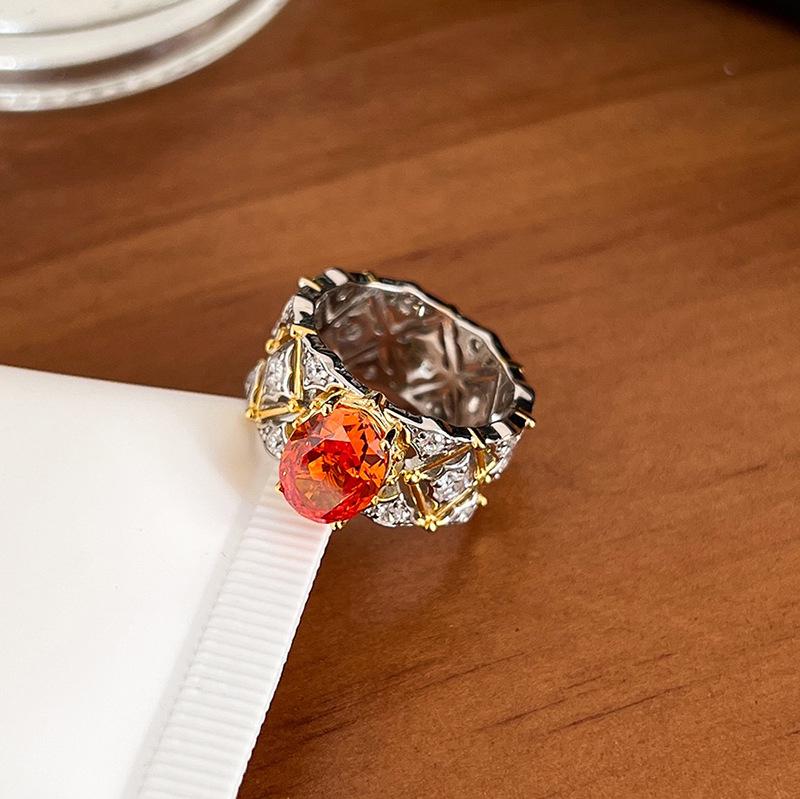 2024 Retro Italian Craft Fanta Orange Ring, European & American Socialite Style, 7x9mm Size 8
2024 Retro Italian Craft Fanta Orange Ring, European & American Socialite Style, 7x9mm Size 8