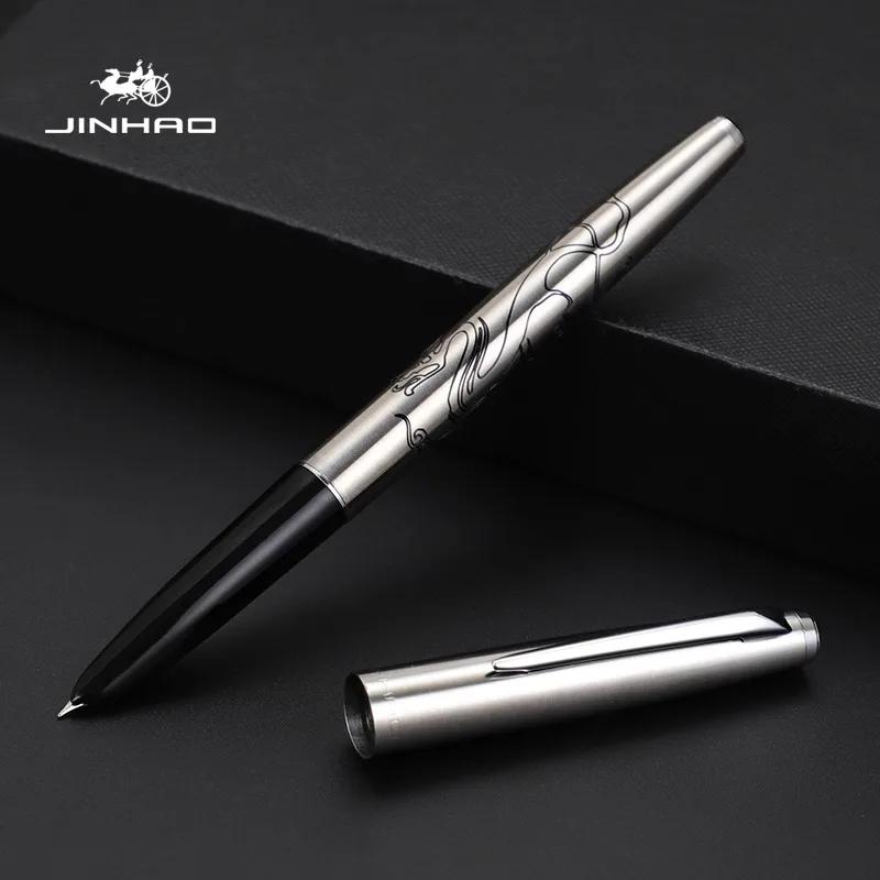 JINHAO 911 Fountain Pen Stainless Steel Classic Body Financial Tip 0.38mm Stationery Office School Writing Pens Supplies PK 9019 0.38mm(Hooded Nib)
JINHAO 911 Fountain Pen Stainless Steel Classic Body Financial Tip 0.38mm Stationery Office School Writing Pens Supplies PK 9019 0.38mm(Hooded Nib)