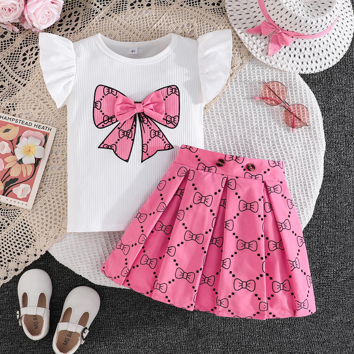 New Girls Butterfly Print Flutter Sleeve Vest Top + Ruched Skirt Set 8Y рожевий
New Girls Butterfly Print Flutter Sleeve Vest Top + Ruched Skirt Set 8Y рожевий