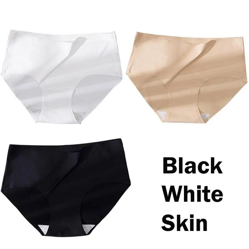 3Pcs Ice Silk Underwear Seamless Panties Women Intimate Briefs Girls Plus Size Underpants Multiple Color Options Female Lingerie M
3Pcs Ice Silk Underwear Seamless Panties Women Intimate Briefs Girls Plus Size Underpants Multiple Color Options Female Lingerie M