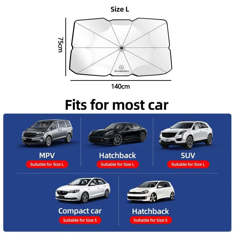 GLC GLB 1Pcs Car Windshield Sunshade Umbrella For Mercedes Benz AMG W206 W204 W205 W212 W213 W221 W222 W223 W251 W464 W240 W211 Umbrella
GLC GLB 1Pcs Car Windshield Sunshade Umbrella For Mercedes Benz AMG W206 W204 W205 W212 W213 W221 W222 W223 W251 W464 W240 W211 Umbrella
