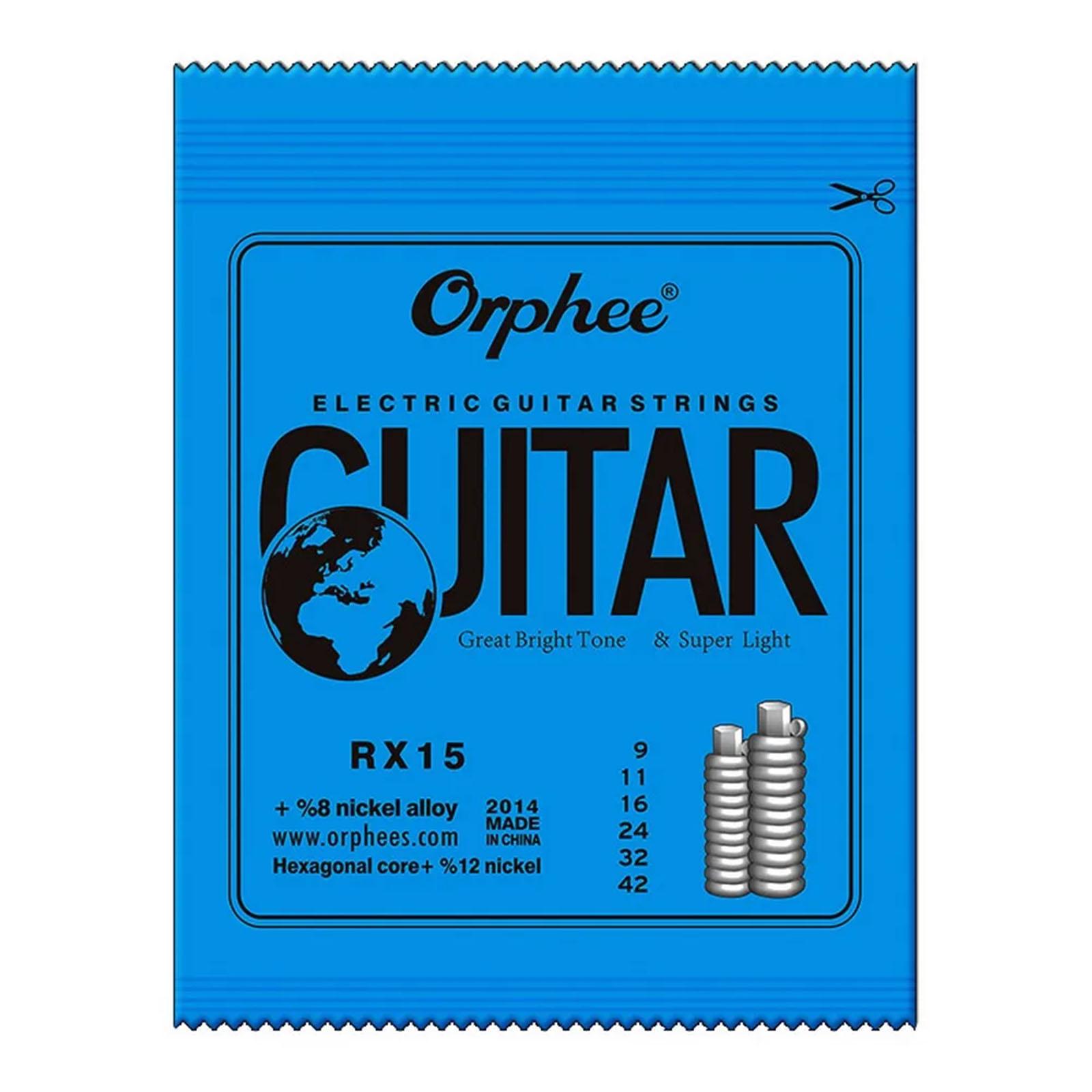 Orphee 1/5/10 шт. Комплект струн для электрогитары Серия RX Шестигранная Углеродистая сталь 6 струн для Аксессуаров и Запчастей Электрогитары
Orphee 1/5/10 шт. Комплект струн для электрогитары Серия RX Шестигранная Углеродистая сталь 6 струн для Аксессуаров и Запчастей Электрогитары