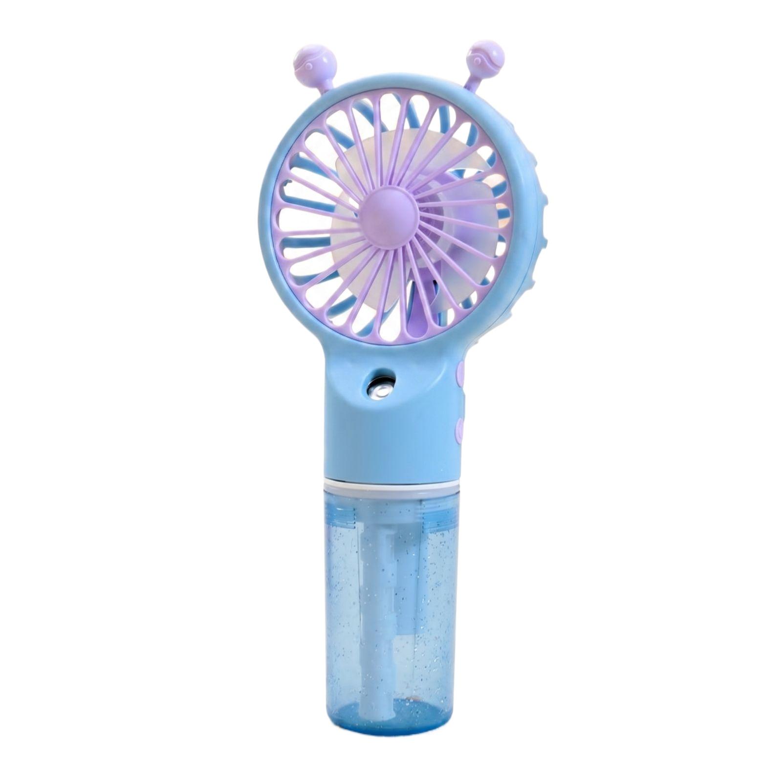 Portable Handheld Mini Fan with Mist Spray Function Rechargeable Battery Operated Personal Cooling Device for Indoor Outdoor Use ONE SIZE синій
Portable Handheld Mini Fan with Mist Spray Function Rechargeable Battery Operated Personal Cooling Device for Indoor Outdoor Use ONE SIZE синій