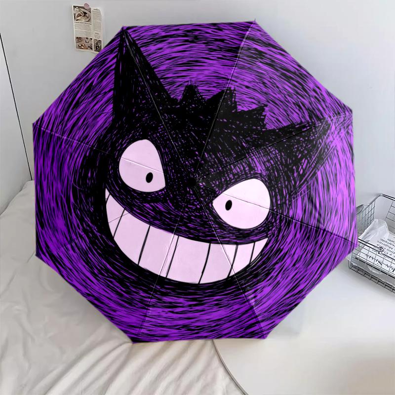 gengar pattern, automatic folding umbrella, portable and foldable design, 8 ribs, a Christmas or birthday gift.
gengar pattern, automatic folding umbrella, portable and foldable design, 8 ribs, a Christmas or birthday gift.