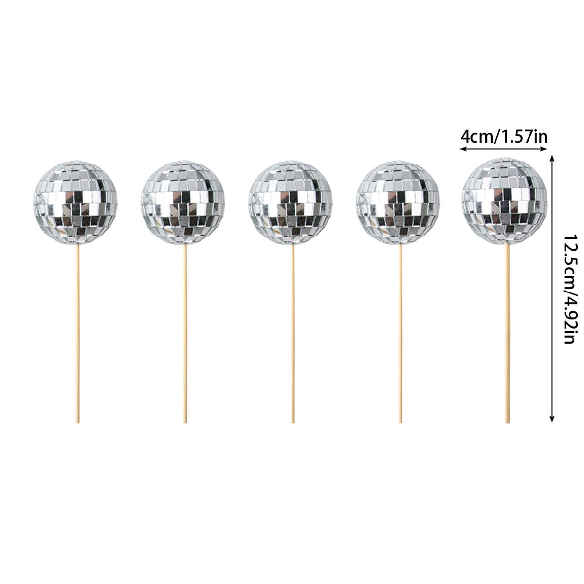 1 комплект зеркальных диско-шаров для торта, украшения для торта на день рождения в стиле диско-шара 70-х 80-х годов, сувениры для танцевальной вечеринки в стиле ретро-диско
1 комплект зеркальных диско-шаров для торта, украшения для торта на день рождения в стиле диско-шара 70-х 80-х годов, сувениры для танцевальной вечеринки в стиле ретро-диско