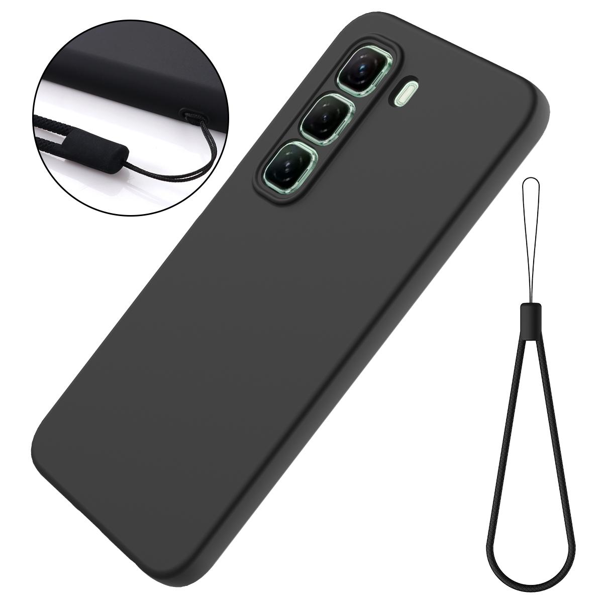 For Infinix Hot 50 Pro+ 4G Case Liquid Silicone Anti-Scratch Phone Cover with Hand Strap Green
For Infinix Hot 50 Pro+ 4G Case Liquid Silicone Anti-Scratch Phone Cover with Hand Strap Green