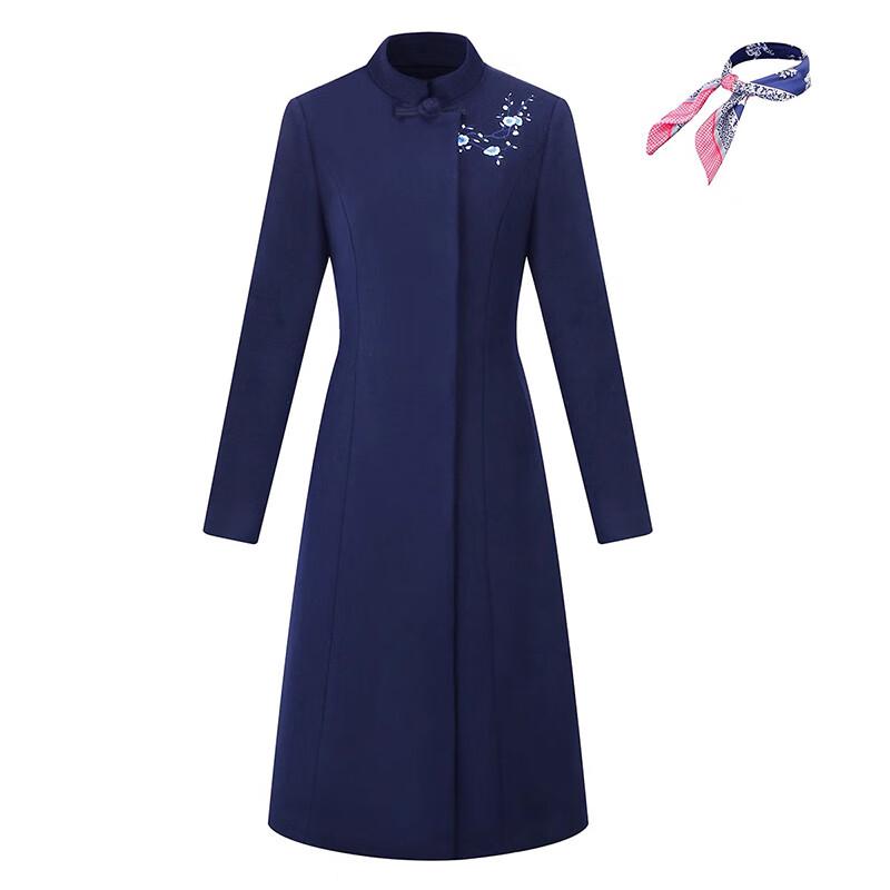 Trueman Women s Chinese Style Embroidered Wool Coat L
Trueman Women s Chinese Style Embroidered Wool Coat L