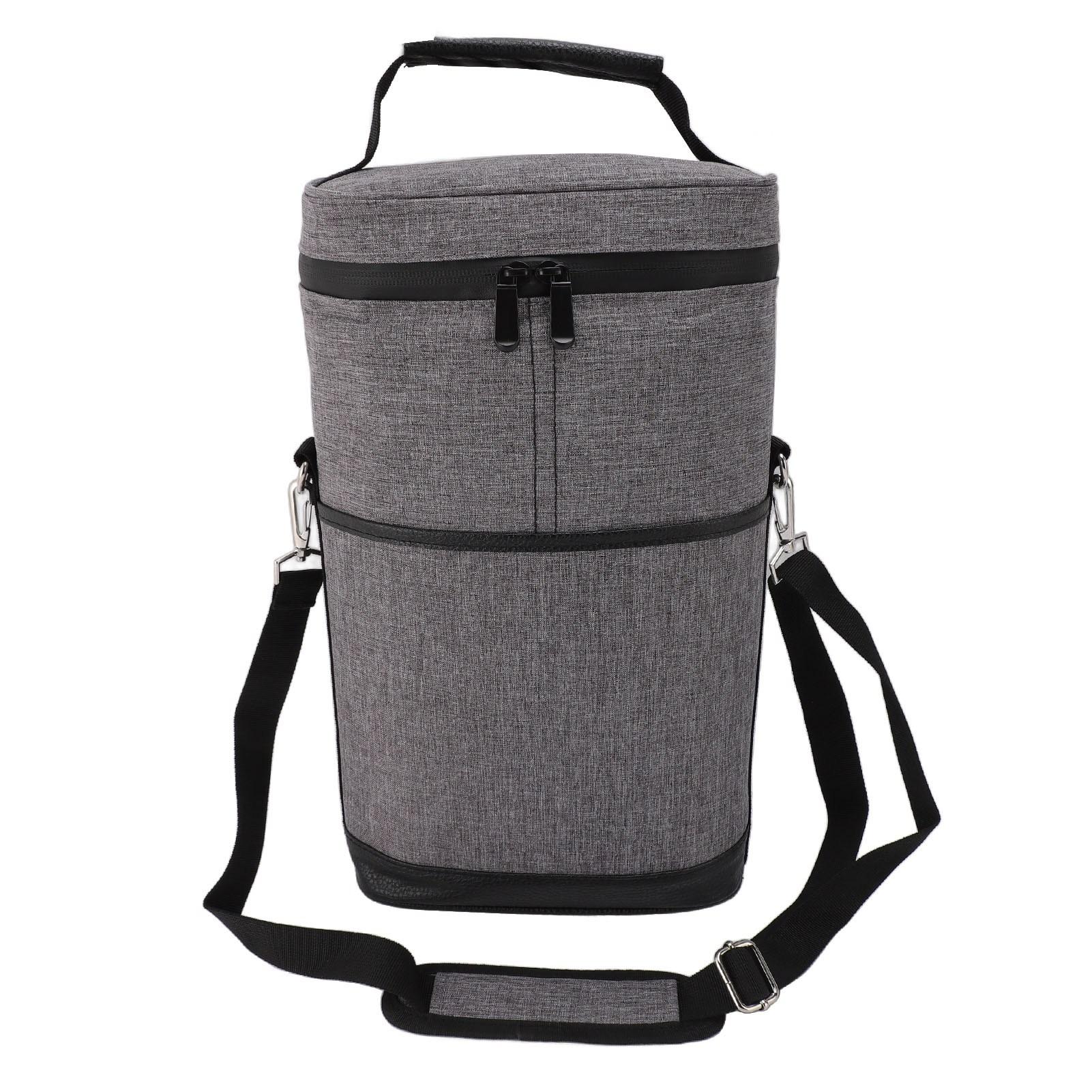 2 Bottle Wine Cooler Bag Leakproof Insulated Padded Wine Carrier Portable Wine Case with Handle Adjustable Shoulder серый
2 Bottle Wine Cooler Bag Leakproof Insulated Padded Wine Carrier Portable Wine Case with Handle Adjustable Shoulder серый