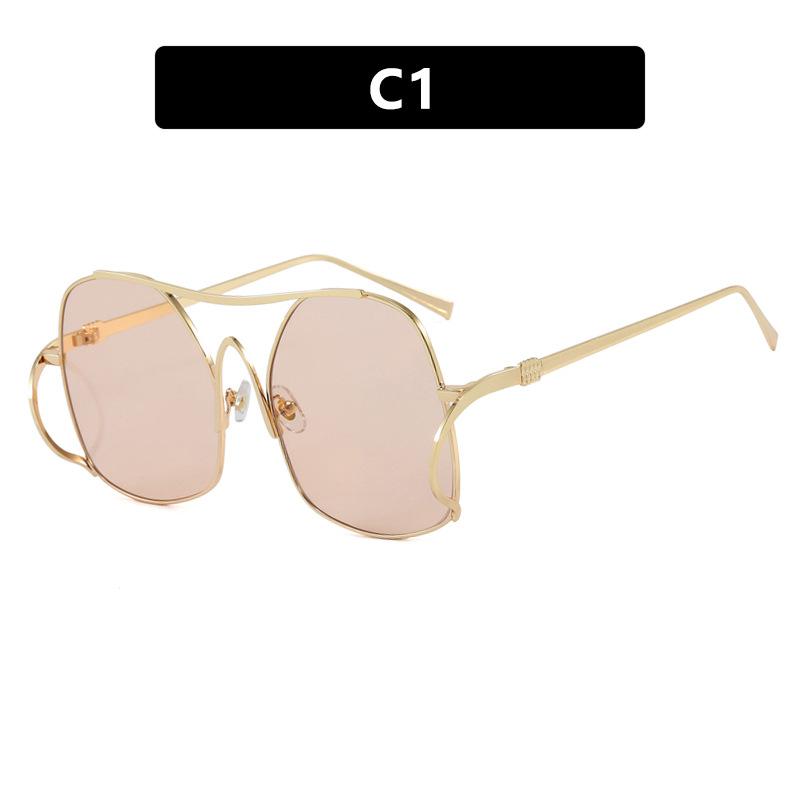 Personalized exaggerated sunglasses 2026 new fashionable large frame sunglasses European and American high-end sunglasses ins as pictured
Personalized exaggerated sunglasses 2026 new fashionable large frame sunglasses European and American high-end sunglasses ins as pictured