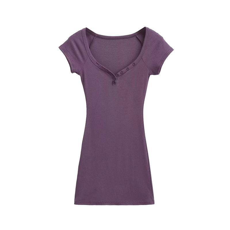 Peach Heart Neckline Slim Purple Bodycon Dress - Retro Style Short Skirt for Women Small фіолетовий
Peach Heart Neckline Slim Purple Bodycon Dress - Retro Style Short Skirt for Women Small фіолетовий