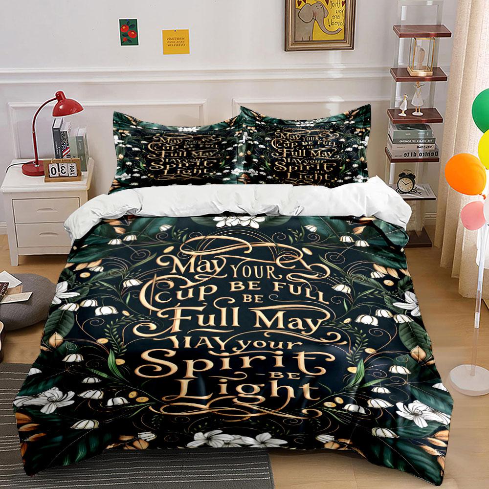Elegant script with florals. Bedding sets Duvet cover sets Duvet covers Pillowcases(1 * Duvet Cover 2 * Pillowcases, without duvet insert) 135x200cm
Elegant script with florals. Bedding sets Duvet cover sets Duvet covers Pillowcases(1 * Duvet Cover 2 * Pillowcases, without duvet insert) 135x200cm