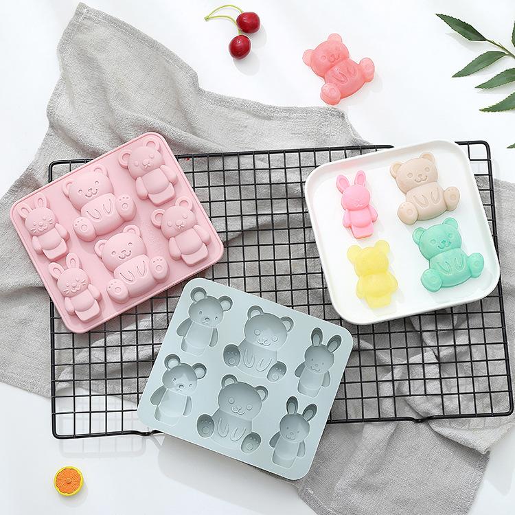 1pc High Quality Candy Mould Kitchen Tool Candy Mould Cute 6 Bunny Bears Silicone Chocolate Mold Pink Homemade Bread Molds синий
1pc High Quality Candy Mould Kitchen Tool Candy Mould Cute 6 Bunny Bears Silicone Chocolate Mold Pink Homemade Bread Molds синий