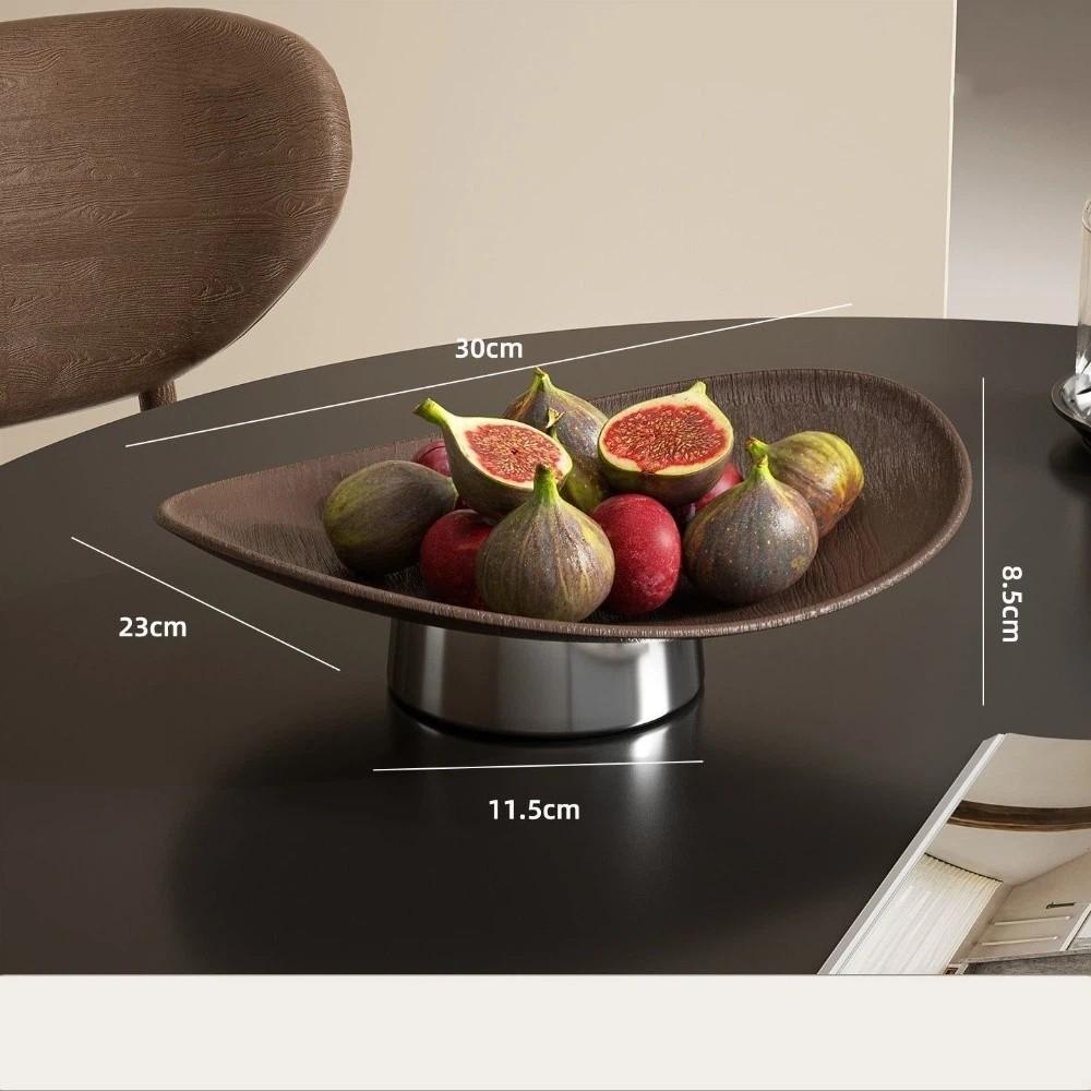 New Light Luxury Style Fruit Plate Multi-purpose Desktop Jewelry Aromatherapy Storage Plate Fruit Bowl Home коричневый
New Light Luxury Style Fruit Plate Multi-purpose Desktop Jewelry Aromatherapy Storage Plate Fruit Bowl Home коричневый