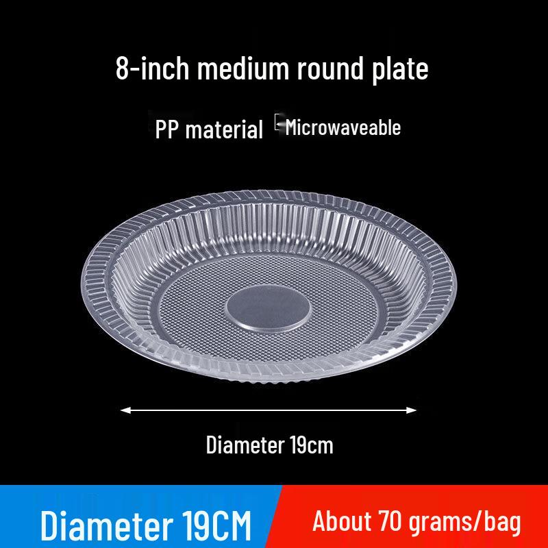 ZISIZ Disposable Round Plastic Plates
ZISIZ Disposable Round Plastic Plates